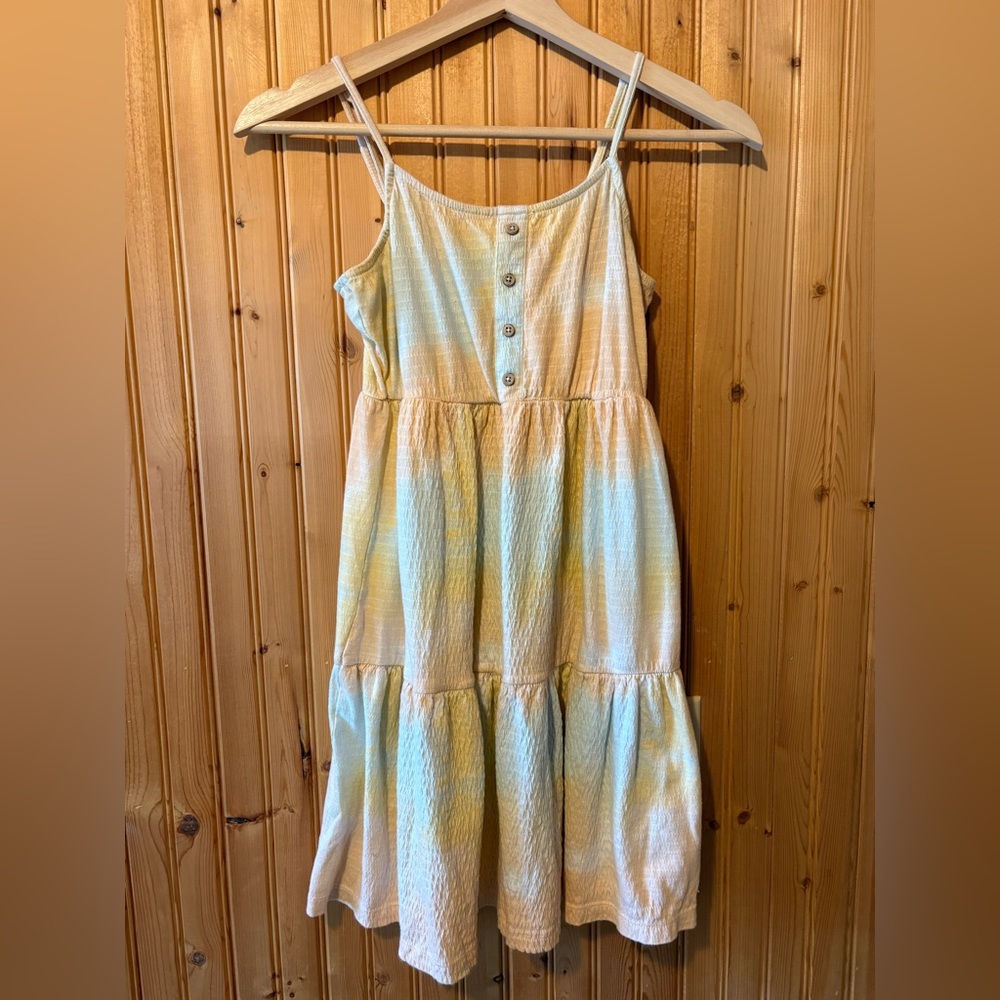 Girls Roxy Pastel Tie-Dye Tank Dress